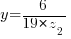 y=6/19*z_2 y=6/19*z_2