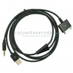 USB audio iPhone cable